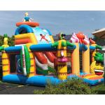 Commercial Inflatable Bouncer Slide Digitial Printing Logo for sale