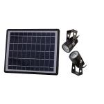 50 Lumens Metal Solar Powered Outside Wall Lights 5W Dusk To Dawn for sale