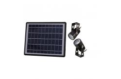 China 50 Lumens Metal Solar Powered Outside Wall Lights 5W Dusk To Dawn supplier