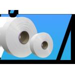 GRS Polyester Yarn Fdy 50D/24F Raw White Semi Dull Round For Fake Fur Making for sale