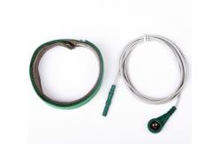 China Reusable Ground Electrode With 1500mm Snap Cable And 450mm Belt supplier