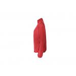 100% Polyester Winter Jacket Hexagonal Pattern Women Thermal Red Jacket Polar Fleece