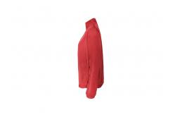 China 100% Polyester Winter Jacket Hexagonal Pattern Women Thermal Red Jacket Polar Fleece supplier