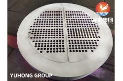 China ASTM A182 F304 Stainless Steel Heat Exchanger Tubesheet ورقة أنبوبية supplier