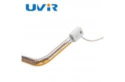 China Quartz Halogen Heater Lamp Heating Element Tube 370W For IR Tungsten Filament supplier