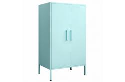 China Bedroom two Metal Doors home Half Height Storage Locker With Foot supplier
