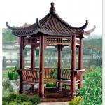 Waterproof Outdoor Garden Patio Wooden Chinese Garden Gazebo Carbonating for sale