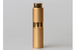 China Luxury Small Twist And Spritz Atomiser Cosmetics Aluminum Perfume Bottle supplier