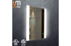 China Silver Smart Custom Bathroom Mirrors Waterproof Led Strip Vanity Mirror supplier