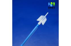 China PP LDPE Cleaning Head Plastic Handle 20cm Pap Smear Broom supplier