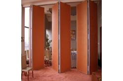 China Sliding Folding Partition Walls Melamine Movable Wooden Partition Wall For Banquet supplier