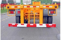 China 20ft / 30ft Gooseneck Container Trailer Chassis ISO Transporting Container supplier