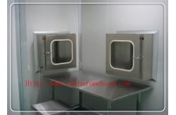 China Hospital Portable Clean Pass Box , Antirust Pass Box For Microbiology Lab supplier