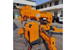 China Telescopic Boom Hydraulic Spider Crawler Crane Remote Control Spider Lifting Equipment supplier