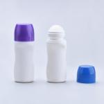30ml Roll On Deodorant Containers Plastic Purple Cap Empty Roller Bottle for sale