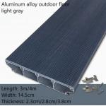 Slip Resistant Long Lasting TPE Coated Aluminum Alloy Flooring For Outdoor Walkways Ramps for sale