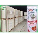 230gsm + 15g PE Coated Food Grade White Kraft Paper Roll For Ice Cream Cup for sale
