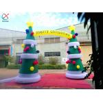 Customized 8OZ Fabric Inflatable Advertising Christmas Arch With Digital Printing for sale