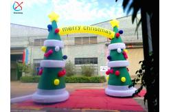 China Customized 8OZ Fabric Inflatable Advertising Christmas Arch With Digital Printing supplier