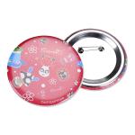 Tin Button Metal Pin Badges Non - Toxic Pin Button Badge For Advertising