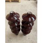 20NF250 Porcelain Electrical Insulators With Bright Brown Glazed Surface for sale