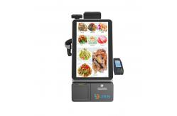 China Self Check Out Kiosk With POS Reader QR Code Scanner supplier