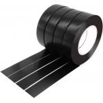 Black PVC Electrical  Insulating Tape With Resistance To 600V High Voltage for sale