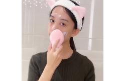 China OEM Grey Silicone Cleansing Brush Face Silicone Scrubber Electric supplier