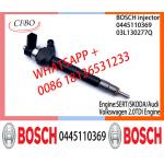 BOSCH injetor Common fuel Injector 0445110368 0445110369 0445110646 03L130277Q for SERT/SKODA/Audi1/Volkswagen 2.0TDI for sale