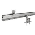 30mm Solar Panel Bracket Silver Photovoltaic Ground Mounting Roof Brackets for sale