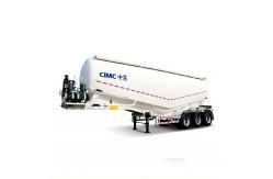 China CIMC Latest Design Of High-strength Three-axis Cement Bulk Powder Tank Trailer supplier