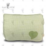 Presents Cuddly Thick Stuffed Cushion Green Stripe Pillow 29 X 43cm