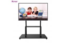 China Adjustable Shelf Trolley Floor Stand with Lockable Wheels interactive whiteboard stand supplier