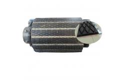 China Weld On Conveyor Pulley Lagging Replaceable Slide Diamond Rubber Lagging Sheet supplier