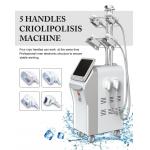 Vertical 4 Cryo Handles Work At The Same Time Cryolipolysis Device Body Sculpt Slimming for sale