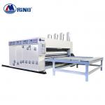 3 Color Carton Box Flexo Printing Machine Chain Drive Feeding With Die Cutting slotter for sale