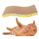 Cardboard Wave Cat Scratcher Durable Cat Scratching Pad Reversible for sale