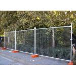 Pre Galvanized 75*150mm Mesh Temp Construction Fence for sale
