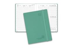 China OEM Green Medium Academic Planner With Monthly And Weekly Schedule supplier