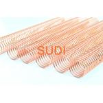 Rose Gold Pitch 4:1 1-1/2 Inch Metal Spiral Coils For Book Binding for sale