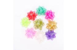 China Organza Pull Star Ribbon Bows 3 Inch Smooth Wide Christmas Ribbon supplier