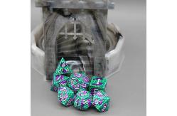 China Python Texture Metal Dice Set  Multi Face Desktop Game#Dnd#Coc supplier