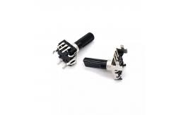 China Peaker Audio Ec12 Rotary Encoder With Push Button 10ohm Threaded Bushing supplier