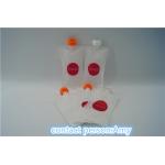 Custom liquid bags with spout , reusable liquid sachet packing 250ml for sale