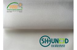 China Tricot Stretch Woven Fusible Interlining W1010 With Wet Finish For Casual Wear supplier