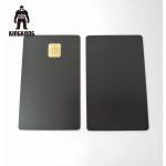 Personalised Custom Metal Membership Cards With IC Contact Chip 0.84mm Thickness for sale