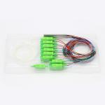 1x16 Mini Type 0.9mm 1M G657A1 PLC Splitter With SC/APC Connector for sale