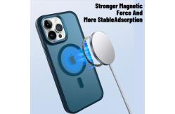 China Translucent Matte Magsafe Phone Wallet Shockproof Anti Fingerprint supplier