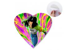 China Lenticular Custom 3d Stickers With Offset Printing For Greeting Card supplier