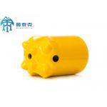 Rock Drill Tool Tapered Button Bit 34mm 6 Buttons 11 Degree Tungsten Carbide for sale